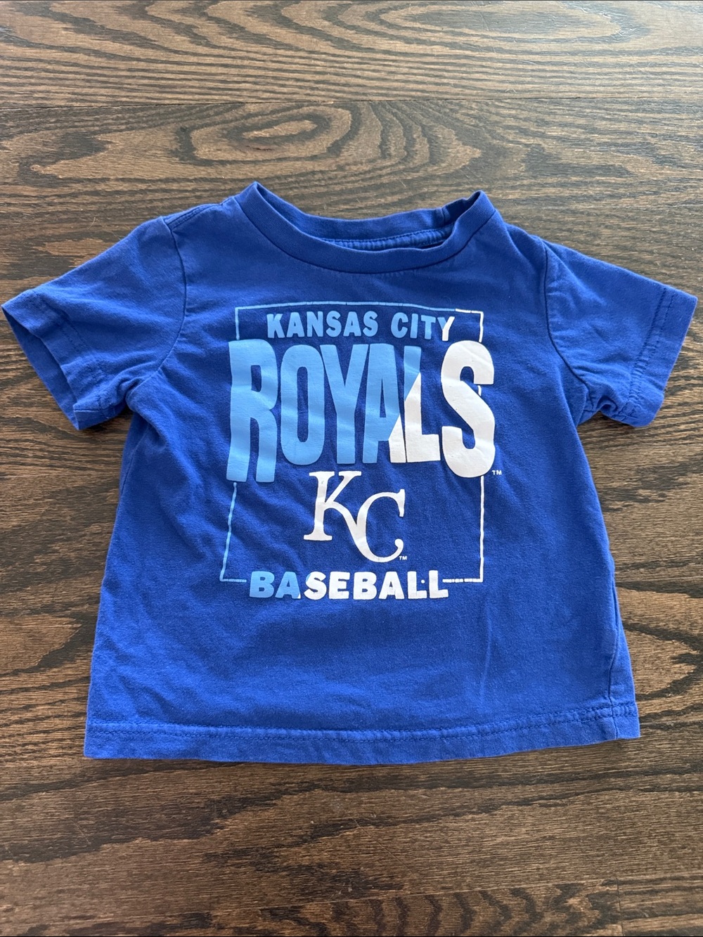 Genuine Merchandise Royals KC Blue Kids Short Sleeve Tee